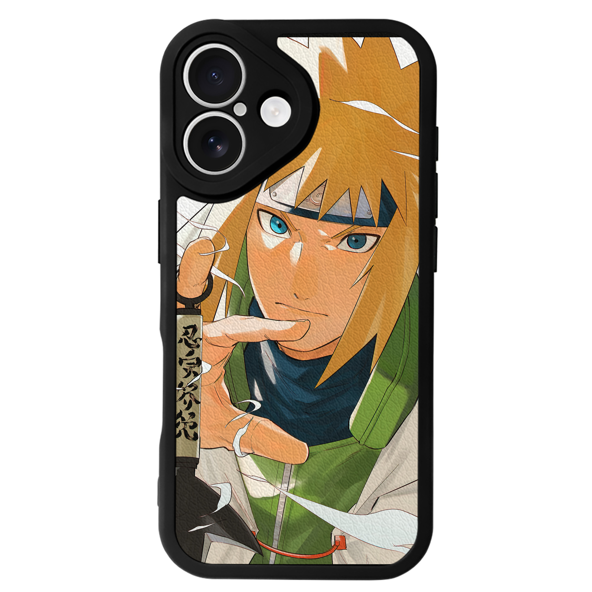 （画像用） NARUTO -ナルト- NARUTO -ナルト- 疾風伝 【iPhone 16シリーズ対応】シリコンスマホケース（レザー調） 材質：シリコン